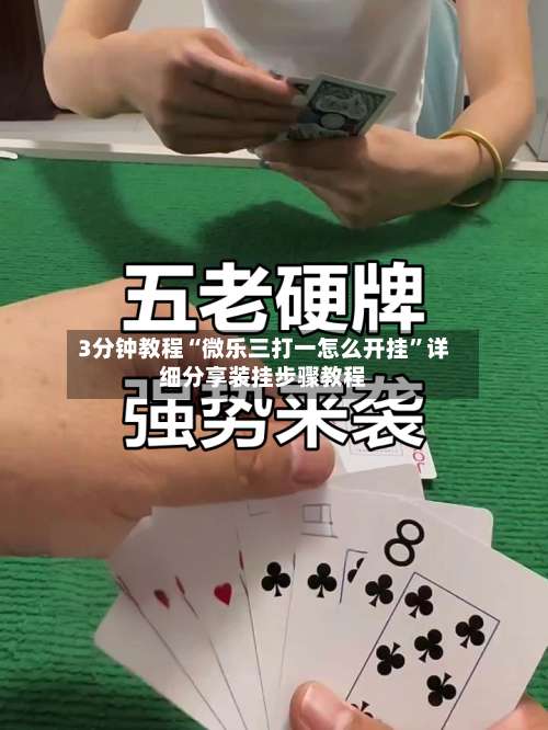 3分钟教程“微乐三打一怎么开挂	”详细分享装挂步骤教程-第1张图片