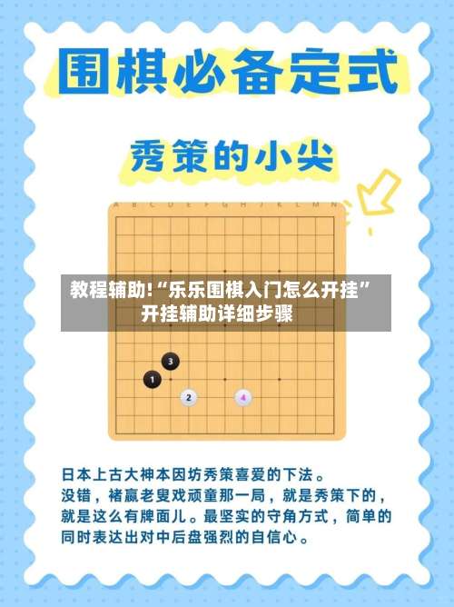 教程辅助!“乐乐围棋入门怎么开挂”开挂辅助详细步骤-第3张图片