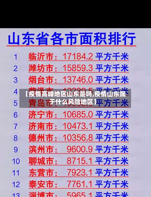 【疫情高峰地区山东是吗,疫情山东属于什么风险地区】-第1张图片